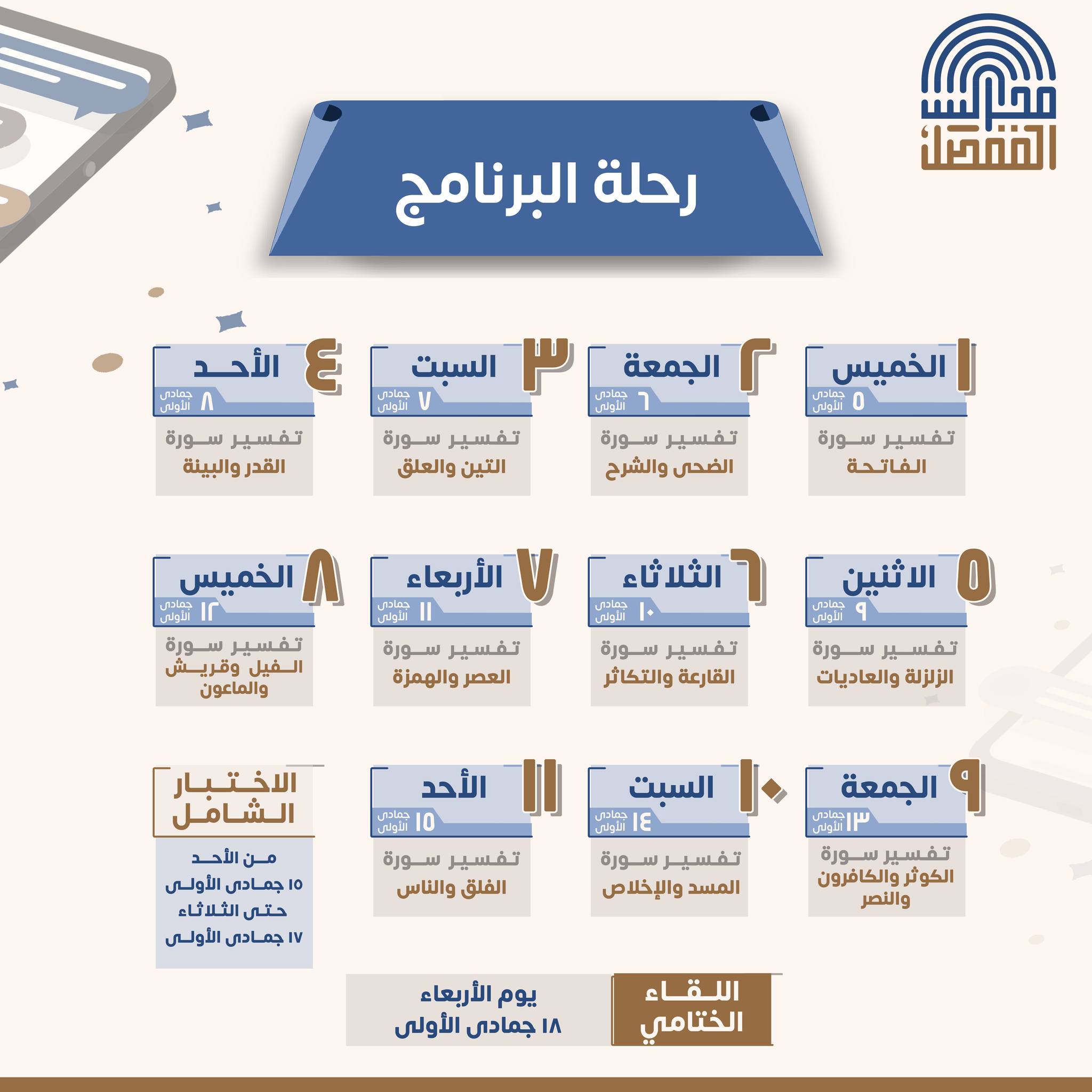 مسابقة مجالس المفصل 3